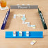 Set 4 13-Inch, Juvale Dominoes Holders of Wooden Trays - Natural Wood - Customizable Unfinished Racks for Mexican Train