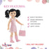 14 Inch 9-PC 14" Emily Rose Fashion Doll Clothes Ballet Essentials Bundle with Ballerina Practice Outfit & Sparkly