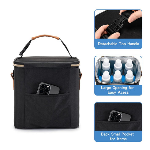 Waterproof Breastmilk Cooler Bag - Reliable Storage for Pump Parts