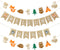 Boao 4 Pieces Baby Shower Decorations - Welcome Baby Woodland Banners Forest Animal Garland
