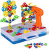 224 PCS STEM Building Toys for Kids Ages 4-8, Creative Mosaic Drill