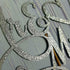 Mr and Mrs Cake Topper, Bride and Groom Wedding Sign, Engagement Cake Toppers Decorations with Double-faced Silver