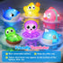 1-3, 1 2 3 3-5, 6 Pack Light Up Bath Toys for Kids Ages Pool Toys for Year Old Girl Boy, Water Activated Bath Toys