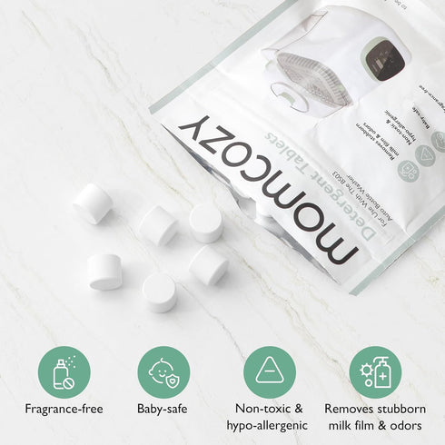 Momcozy Momcozy 120 Official Washing Block for KleanPal Pro Baby Bottle Washer, Detergent Tablets