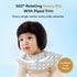 3/5/7-Pack Set, 360 Konny Baby Bib Rotate, Soft and Absorbent Drooling for Toddler Boys Girls Baby Essentials
