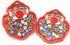 HYSTYLE Christmas Erasers, Holiday Eraser Set, 120+ Pcs, Kids Gift, Party Prizes Favors