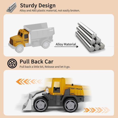 Kit,2.2lbs Sand,8 Vehicles,1 Sandbox,8 Signs,6 Molds,1 3+ Play Construction Sand Magic Alloy Construction Inflatable