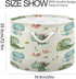 YETTASBIN 20 14 Inch Watercolor Cute Dragon Cotton Rope Basket Large Round Baby Laundry Basket Toy Blanket Books