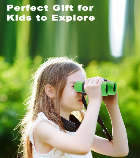 Binoculars for Kids, Toy Binoculars for Boys and Girls 3-12 Years, Valentines Day Gifts for Bird Watching
