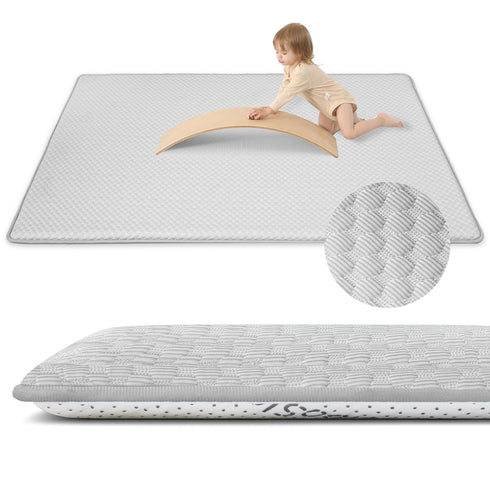 Huloo Sleep Baby Play Mat for Floor, 1.3 Thick Memory Foam Floor