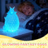 KVERM 12PCS 3D 3D Printed Easter Eggs with Dragons Inside, Easter Surprise Dragon Eggs, Printed Animals, Easter Basket