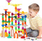 Marble Run - 166Pcs Marble Maze Building Block Toys for Kids - STEM Learning Toys Marble Track Race Set with 30 Glow in