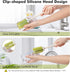CAREBABYMORE 5-in-1 Baby Bottle Brush Kit, Silicone Bottle Brush for Baby Bottle and Breast Pumps, Sponge Nipple Brush