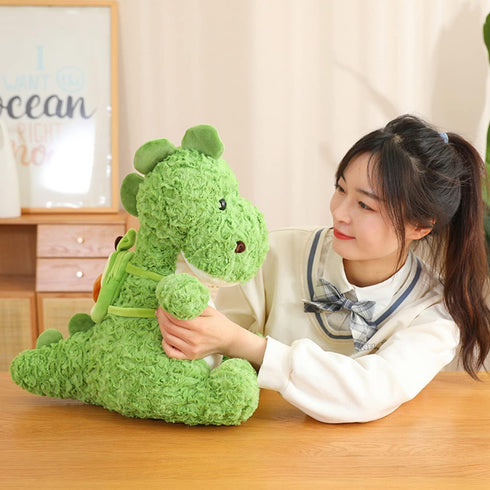 Cute Soft Dinosaur Stuffed Animals - Cuddly Dinosaur Plush Toys with Small Backpack Gift for Kids and Lovers