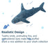 MorisMos Giant Stuffed Animal Shark Plush, Large Soft Shark Pillow Toy for Kids, 32in