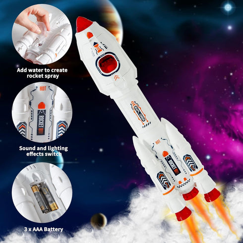 Set 4-6& 5 Wbzle Educational & Interactive Rockets for Kids | STEM Space Kids | Space Launch for Boys Toys Age Year Old