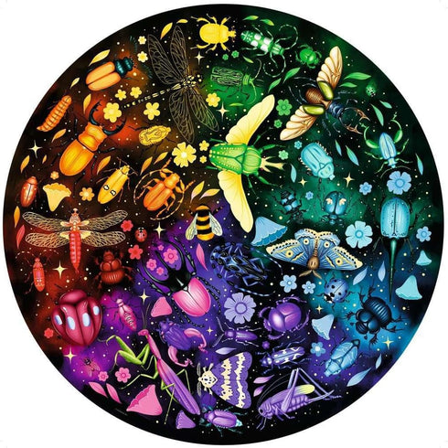 Ravensburger 500 Piece Jigsaw Puzzle Circle of Colors: Insects for Adults - Handcrafted Tooling Made in Germany