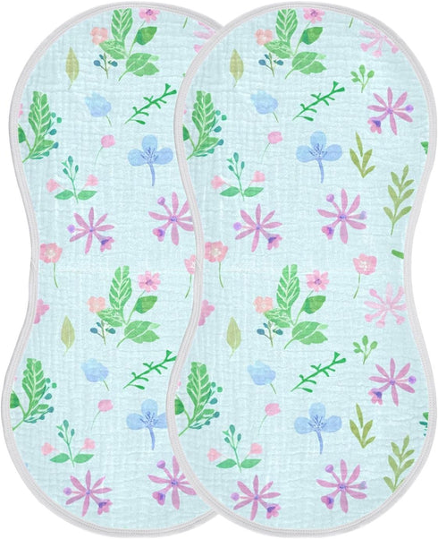 Kagirah Cozy Baby Burp Cloths, Soft Absorbent Burping Cloths for Babies, Cotton Milk Spit Up Rags, Large Size