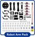 Pack 8-12 12-16, Adults(QD007) ACEBOTT Robot Arm Expansion Smart Car Starter Kit, Robotics Kit for Kids Ages STEM Toys