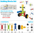 Afomida 156 Set Playset 3+ (2) PCS Creative Building Blocks Building Toy - Featuring Storage, Includes Dinosaur, Robot