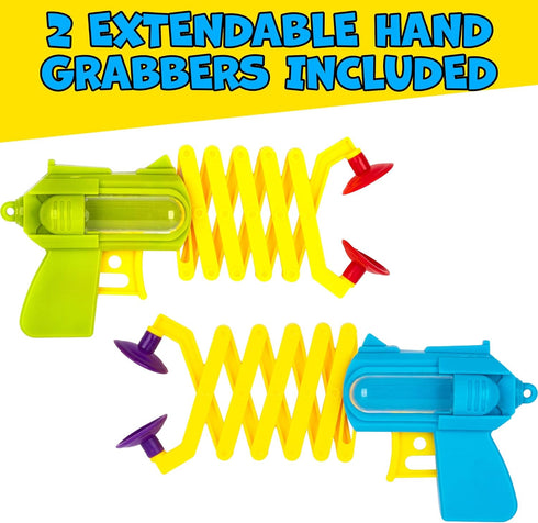 ArtCreativity Extendable Arm Grabber Toys, Set of 2, Vibrant Colors Toy Reacher for Kids, Improve Motor Skills