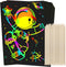 ZMLM Scratch Rainbow Art Paper Set - 100Pcs Magic Scratch Off Art