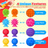 8 Pack Sensory Fidget Toys Kids Adults: Qquiet Textured Suction Cup Toys for Kids with Autism- Squishy Sensory Toys