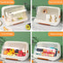JIXDILO Toddler(14.5x10.2x9in, Baby Bottle Drying Rack Container with Drainer, Portable Nursing Bottle Box Container