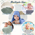 VitalCozy 12 (32 32 Inch,Cool Pcs Baby Muslin Hooded Bath Towels and Washcloths Muslin Cotton Hooded Baby Towels