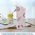 Yardwe Bottle Insulated Carrier Bag for Infants, Large Capacity Thermal Bottle Cooler Tote with Aluminum Lining, Beige
