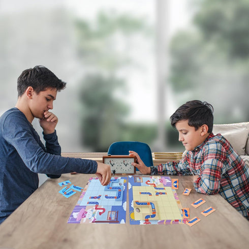 Cards30 Kids(2 Logical Puzzle,Sequence Matching Game,with Scenes,STEM Educational Toys for Kids,Stocking Stuffers