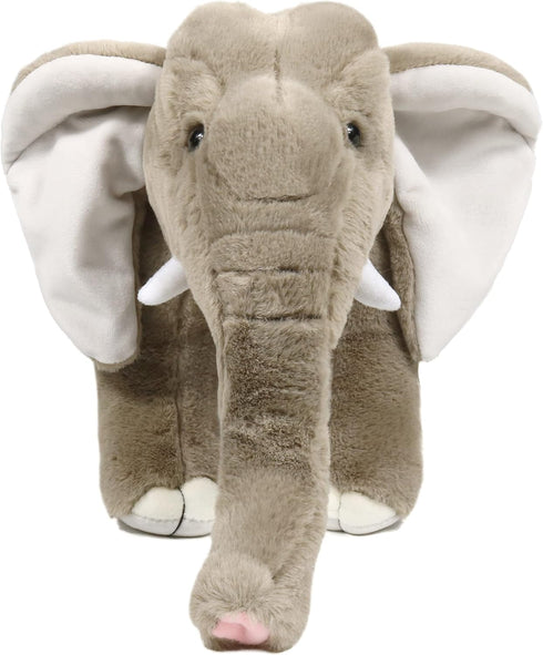 Ice King Bear Wild Animal Stuffed Animals - Zoo Family Plush Toy (Elephant 14 Inches)