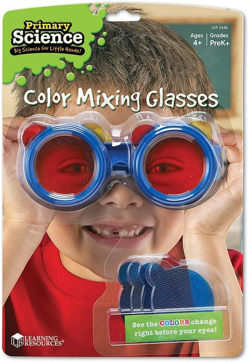 3+ Learning Resources Color Mixing Glasses,Multi-color, Preschool Science, Science toys for toddler, Ages