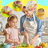 23 Sets, Set PCS Kids Cooking Kitchen Tools for Toddlers' Real Cooking, Kids Kitchen Knife with Cutting Board Kid Safe