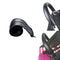 Universal Stroller Handlebar Cover, PU Leather Armrest Sleeve for Baby Strollers, Dustproof Protective Grip, Black