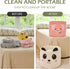 15"D 12.6"H OMERAI Animal Baskets Cotton Rope Woven Storage Basket for Toys Blankets Laundry Nursery, Large Foldable