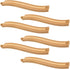 6 Pieces Ascending Wood Train Tracks Wood Train Tracks Expansion Compatible with