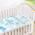 SyXIOP 28" 52" Watercolor Butterflies Light Blue Cooling Baby Crib Mattress x washablraining Pads for Baby&Toddler