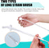 6-Piece Set 2PCS 2PCS Baby Bottle Cleaning Brush Detachable Sponge Bottle Brush, Nylon Milk Bottle Brush, Nipple Brush