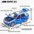 BMW X5 1/32 Metal Model Car Toy with Light and Sound - Pull Back Collectible for Children Age 3+ - Festival Gift (White)