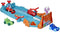 PJ Masks Animal Power Smash and Zoom Racetrack Toy, Zoomzania Raceway Vehicle Playset with 4 Cars for Kids Ages 3+