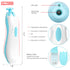 Trimmer 10 8 Baby Nail Clippers, FANSIDI Safe Baby Nail Baby Nail File Electric with Filing Pads Sandpapers for Newborn