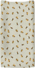 Summer 32''16'' Vintage Bees Changing Pad Covers for Baby Girl Boy Retro Neutral Bees Honey Fitted Changing Table Cover