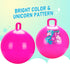 20 inches 5 6 7 8 9, U&C Planet Hopper Ball Bouncy Ball with Handle for Kids Age Sit on Bounce Jumping Hopping Toy