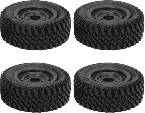 4PCS Plastic Rubber Tire Wheel Tyre Spare Parts for C54 RC Model Cars