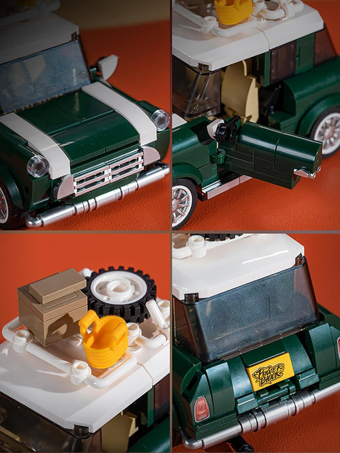 dOBROMOb Summer 356 Set 1:32 8+ dOMOb Mini Camper Car Building Kit pcs Building Blocks w/Container Display Box Modular