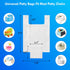 BakeToilet 80 Count 600ml 2-1 Potty Liners with Super Absorbent Pads, Disposable Potty Bags for Potty Training