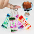 FKYTION Liquid Motion Bubbler Key Chain, Pack of 8 Colorful Hourglass Calming Relaxing Toys