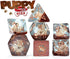 Gate Keeper Games and Dice: Inclusion Puppy Dice - 7pc RPG Set, Tan Puppy in Clear Resin