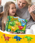 26PCS 18M+, 3 4 5 Dinosaur Alphabet Learning Toys for Montessori Educational Toys for Year Old, Toddlers Preschool